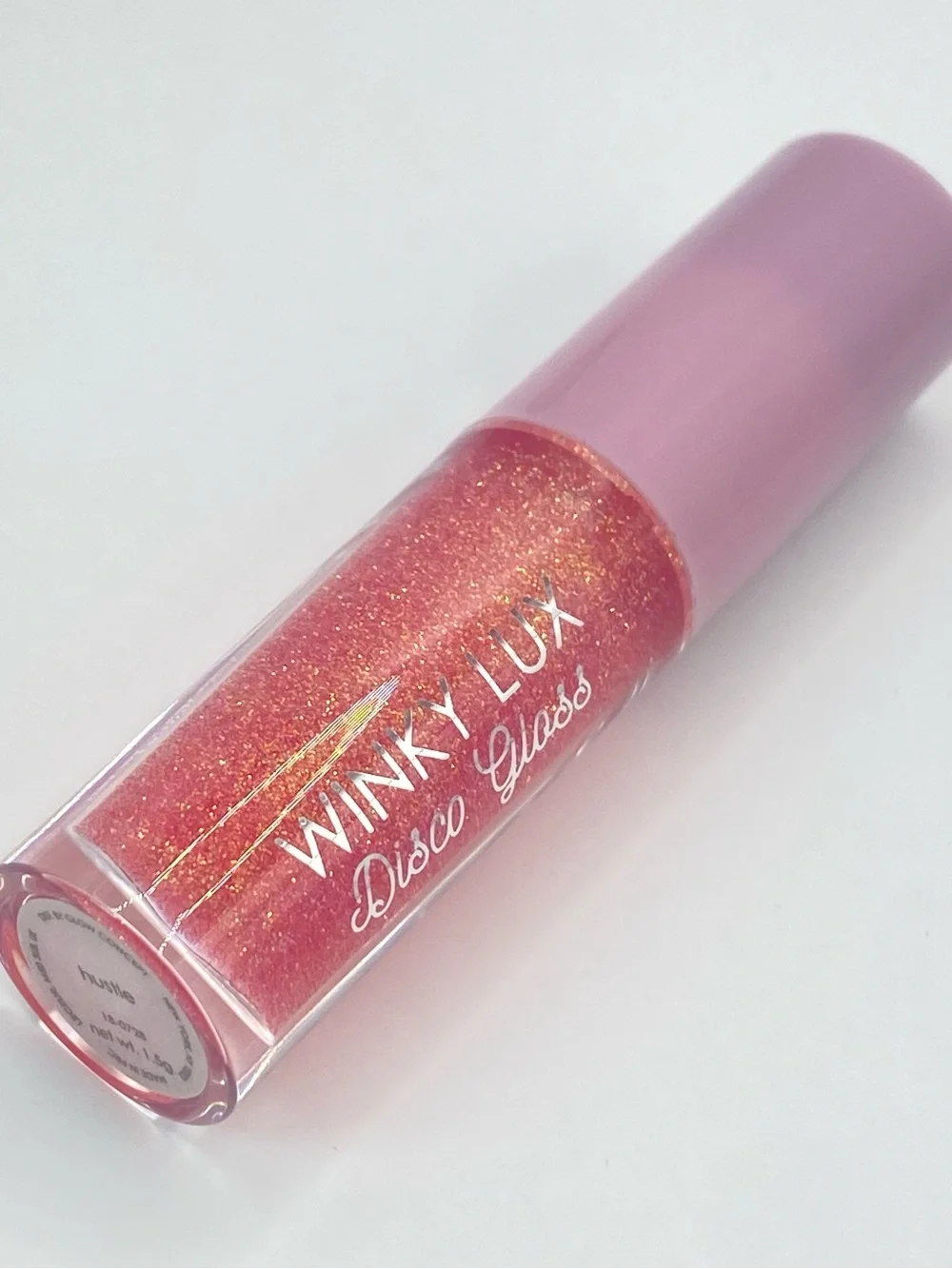 WINKY‎ LUX Disco Glass Lip Gloss High Shine Hustle Glitter ph Color Enhancing